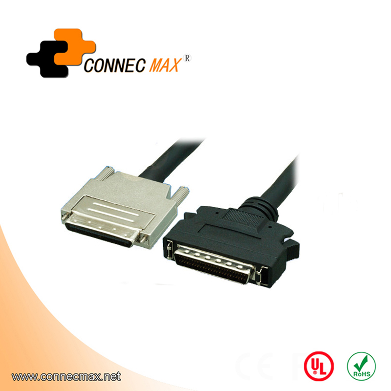 VHDCI 68 to DB50 M/M cable