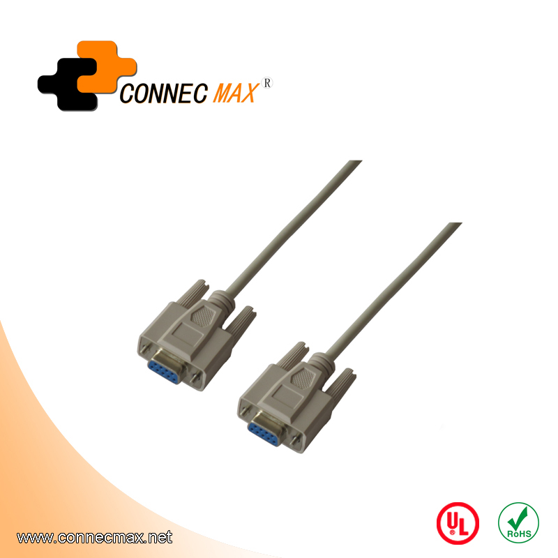 DB9 female to female cable with Screw