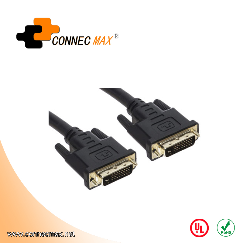 DVI-D 24+1 Male to DVI-D Male Dual-Link Cable