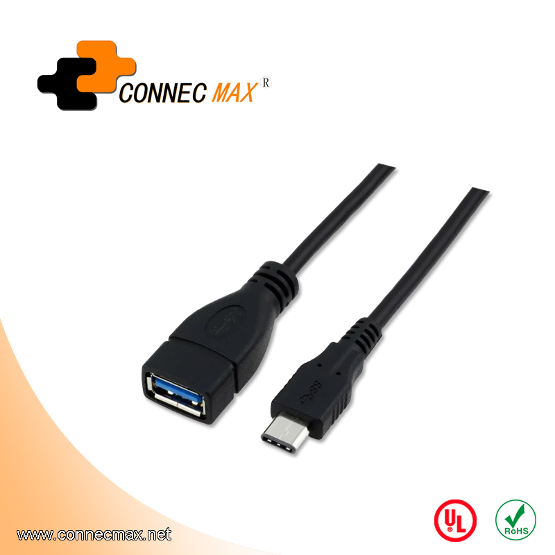 USB 3.1 type C to USB 3.0 AF male to female cable 
