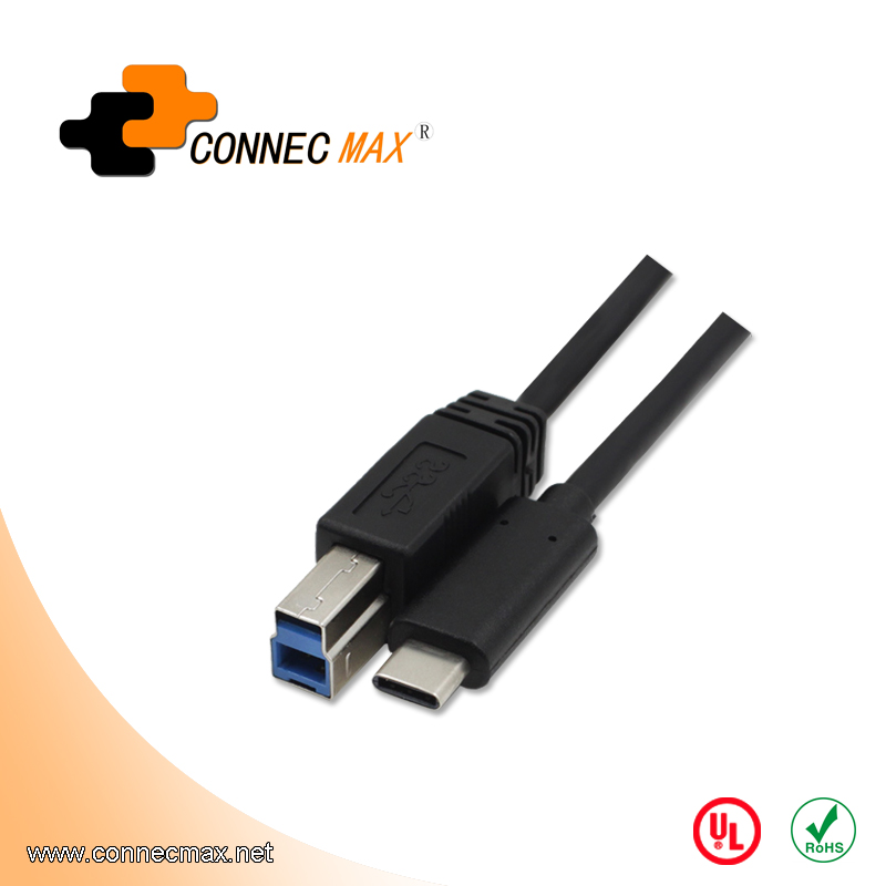 USB 3.1 type C to USB 3.0 BM male to male printer cable 