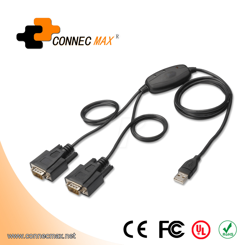 2 Port RS232 to USB Cable