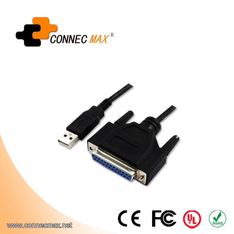 USB to IEEE1284 DB25 Printer Cable