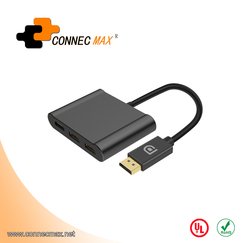 DP转2* DP +1*HDMI MST HUB