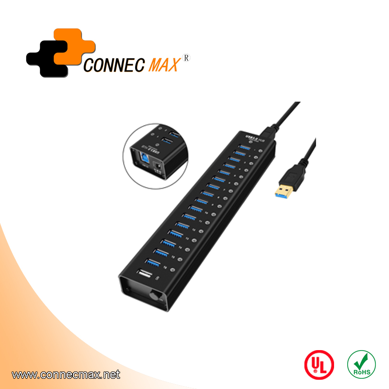 USB3.0 16口HUB